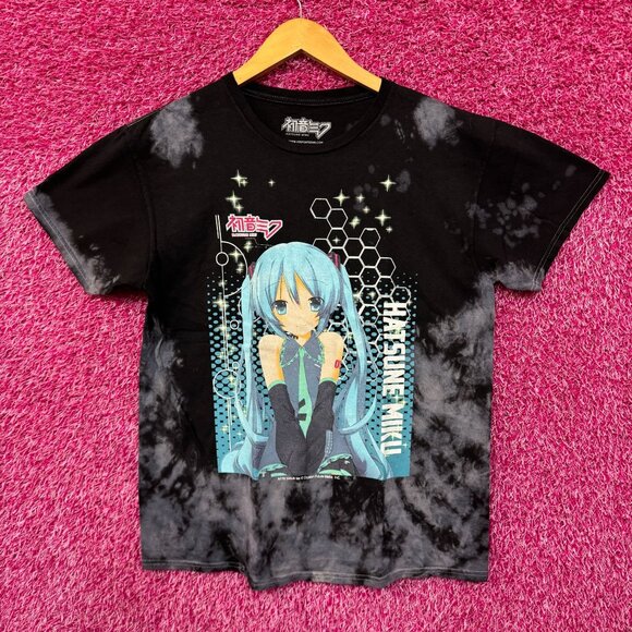 Hatsune Miku The Virtual Idol Chibi Style Anime Bleach Dye M - Picture 1 of 5
